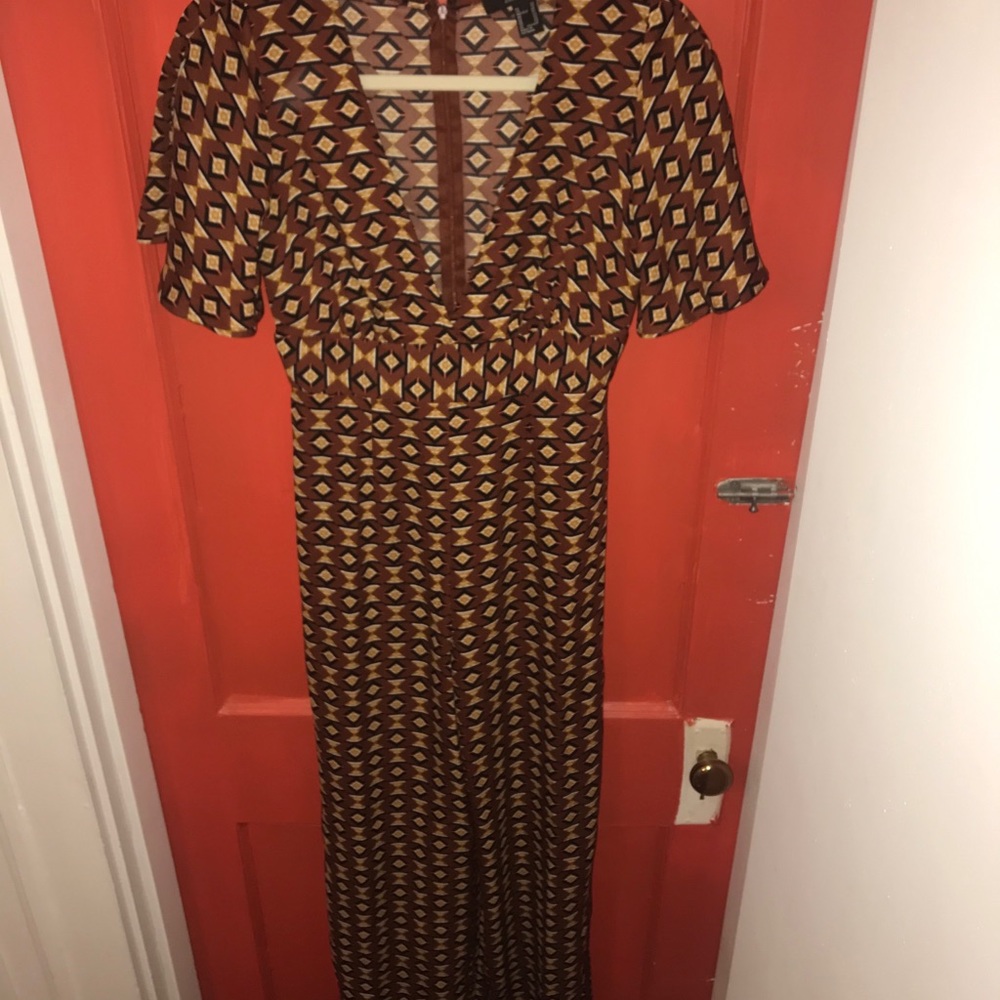 Patterned jumpsuit- boho